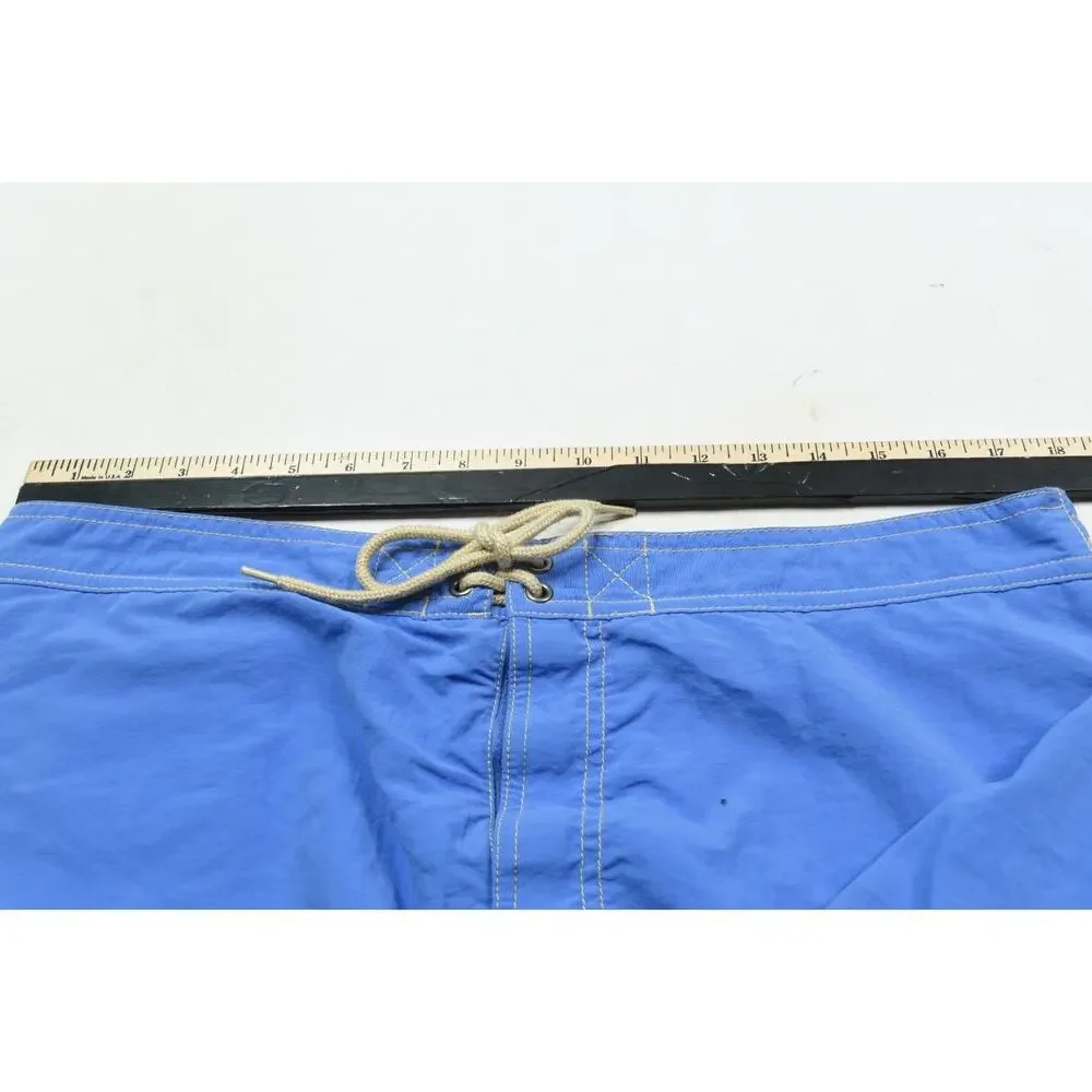 Polo Ralph Lauren Swim Trunks Shorts Mens Large Blue Mesh-Lined Drawstring Cargo
